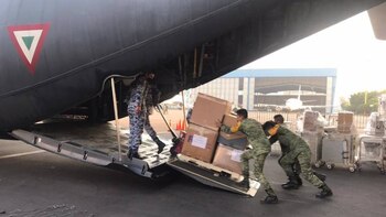 La carga del hospital móvil