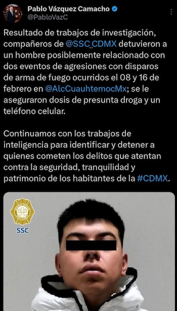 El secretario Pablo Vázquez Camacho