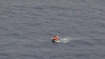 Hombre rescatado en Florida