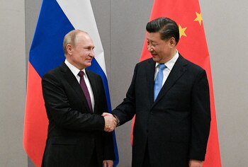Vladimir Putin y Xi Jinping