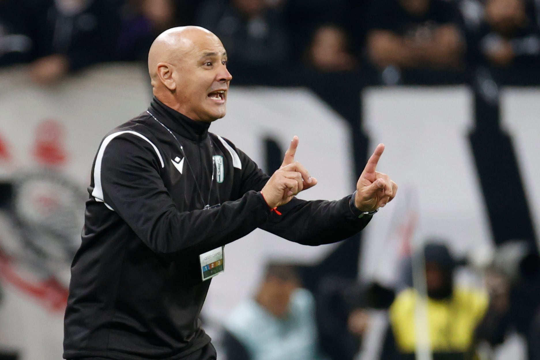 El entrenador uruguayo priorizó el trabajo colectivo del equipo por encima de las individualidades. EFE/Sebastiao Moreira