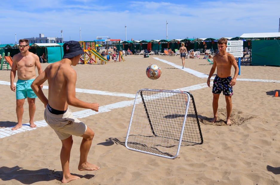 Los juegos de playa son ideales para ejercistarse (Pablo Kauffer)