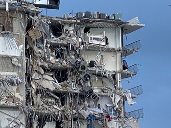 Champlain Towers derrumbado en Surfside,