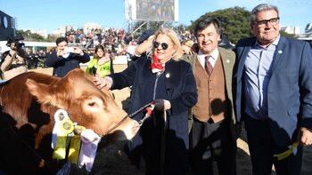 Elisa Carrió en La Rural