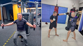 Luis Djubelian, 83 años y un comienzo tardío en el gimnasio y el kickboxing: ejemplo de autosuperación senior