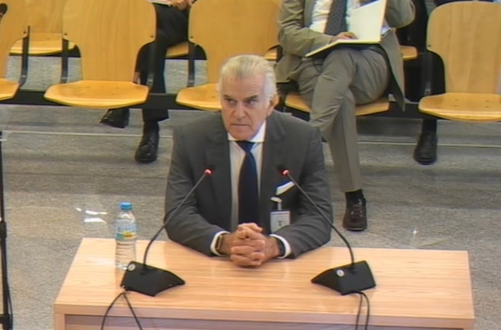 El extesorero del PP, Luis Bárcenas, durante su declaración en la Audiencia Nacional (Audiencia Nacional)