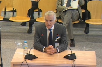 El extesorero del PP, Luis Bárcenas, durante su declaración en la Audiencia Nacional (Audiencia Nacional)