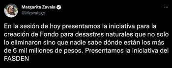 Margarita Zavala FONDEN