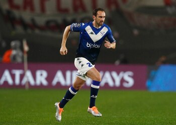 Diego Godín con la camiseta