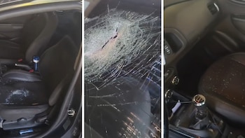 Viajaba por la Autopista Buenos Aires-La Plata y le arrojaron una piedra desde un puente: “No me maté de pedo”