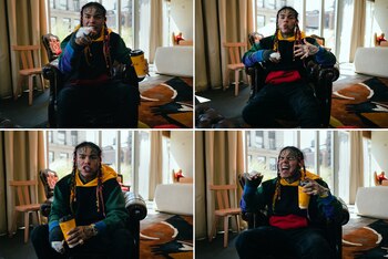 El rapero 6ix9ine, en Nueva