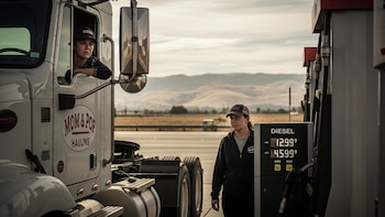 El alza del precio del diésel complica la situación de las pequeñas empresas de transporte en California