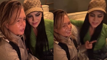 Maribel Guardia visita de sorpresa a Yolanda Andrade y le regala una serenata tras anuncia que deja el tratamiento contra el ELA