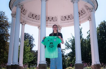 La portera colombiana fue presentada