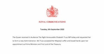 El Comunicado Real de la