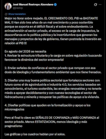 El exministro de Hacienda, José