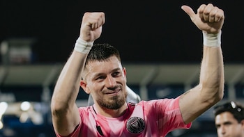 Alan Cantero intercambió camiseta con