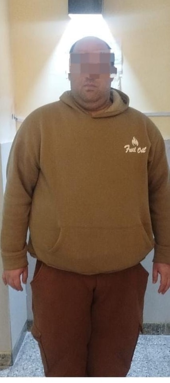 Pablo Emanuel Thomas Llanes al momento de su detención