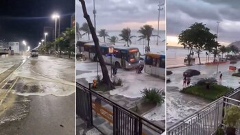 Alerta por fuertes olas en