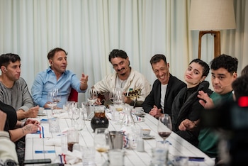 (De izquierda a derecha) Santiago Giorgetti, Juan Ignacio Giorgetti, Santiago Aysine, Martín Reich, Julieta Savioli y Juan Manuel Quieto.
