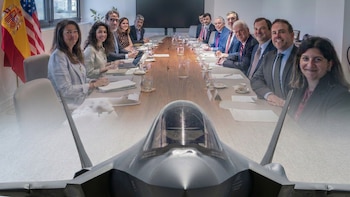 Estados Unidos intenta que España vuelva a abrir la puerta al F-35 con una visita de cuatro congresistas tras el fracaso del avión de combate europeo