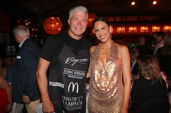 Fernando Burlando asistió acompañado de