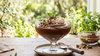mousse de aguacate y cacao -México- 16 abril