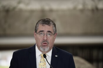 El presidente electo de Guatemala,