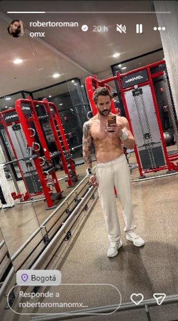 Ni Majida Issa ni Roberto Romano confirmaron el supuesto romance, que generó reacciones divididas entre sus seguidores. No obstante, el actor compartió una foto desde Bogotá, dando fuerza a los rumores - crédito @robertoromanomx/Instagram