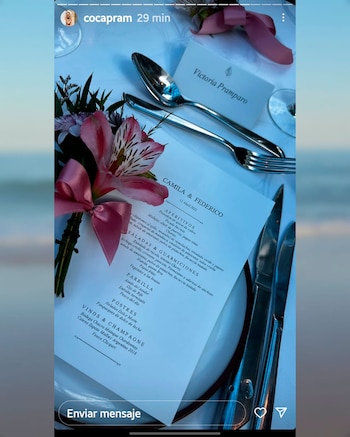 El menú de la fiesta