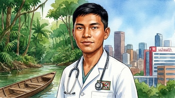 Ricky Pineda, el niño descalzo que venció la pobreza y se convirtió en el primer médico indígena nicaragüense en EE.UU.