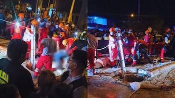 Tragedia en Piura: dos obreros