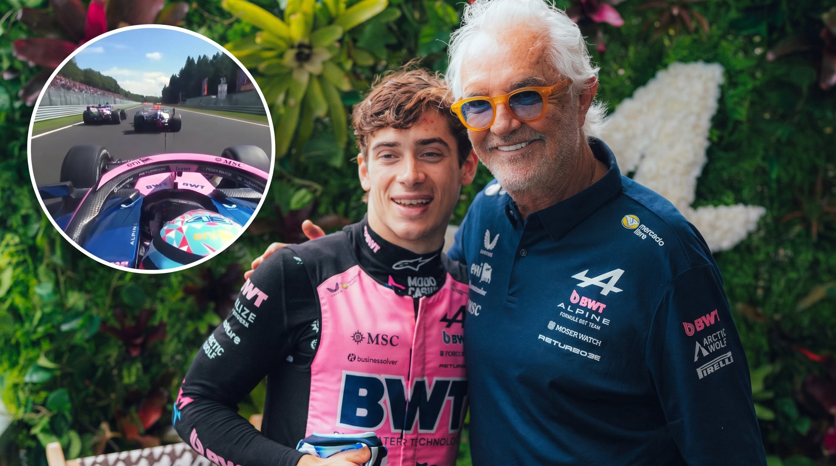 El elogio de Flavio Briatore a Franco Colapinto por su gran maniobra en el de Bélgica de F1