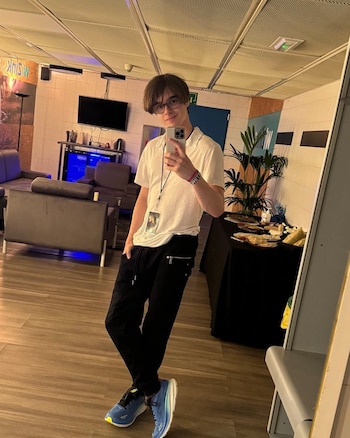 Valentino Martin ha construido una base de seguidores en las redes sociales. (Instagram)