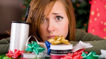 Una joven triste en su