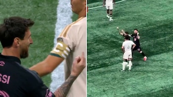 El gesto de Messi contra un ex Boca tras uno de sus goles y su reacción junto a la de Rodrigo De Paul en un festejo en el triunfo del Inter Miami