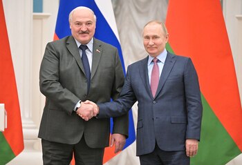 El dictador bielorruso, Alexander Lukashenko,
