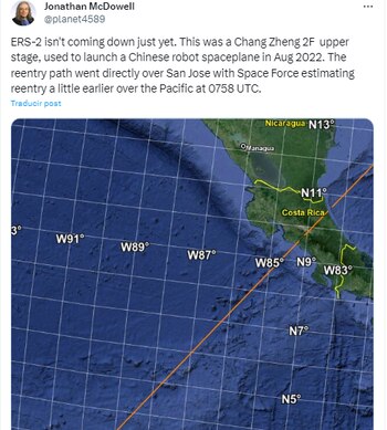 El astrónomo dio fin a
