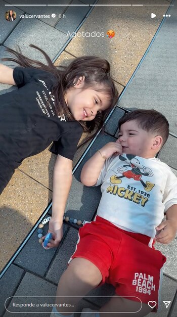 Valentina capturó la agotadora pero