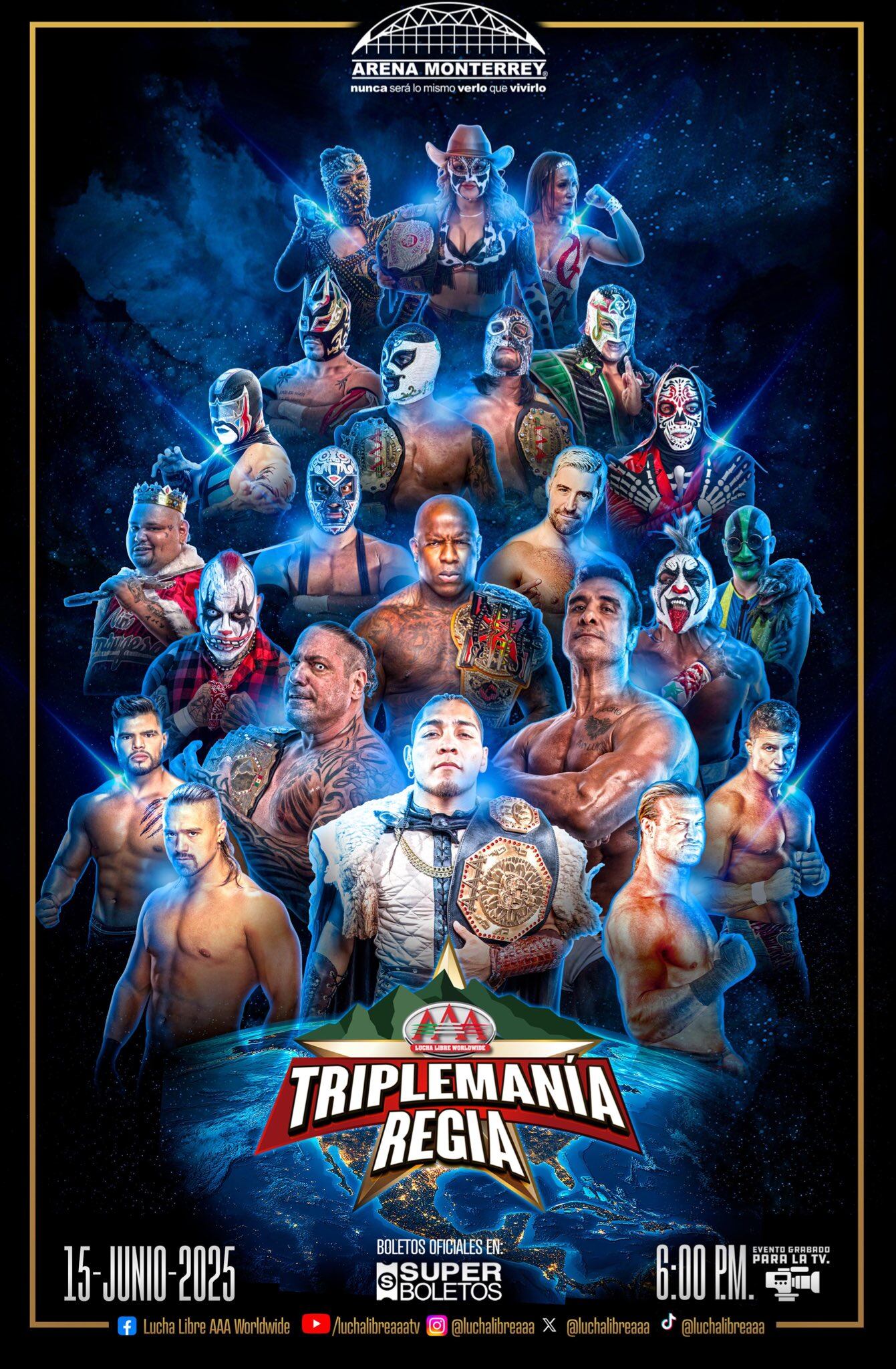 (Cortesía Lucha Libre World Wide AAA)