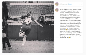 El mensaje en instagram de