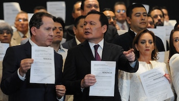 Osorio Chong, Omar Fayad y