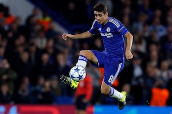 El exjugador del Chelsea Oscar (Foto AP/Frank Augstein)