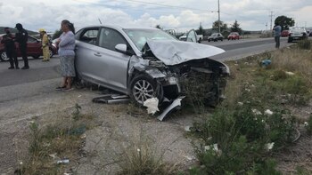El accidente se registró