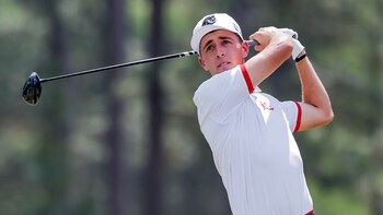 El golfista español David Puig