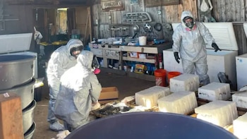 La policía confiscó más de