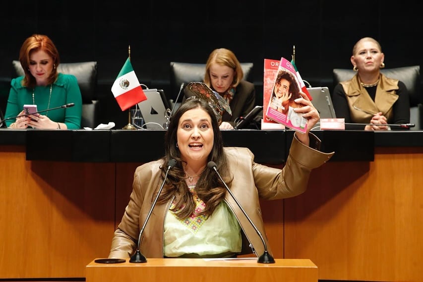La senadora morenista, Cynthia López Castro, reiteró que este sector se ha desenvuelto en la informalidad y la precariedad. (Crédito: Facebook | Cynthia López Castro)