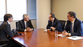 El presidente electo se reunió