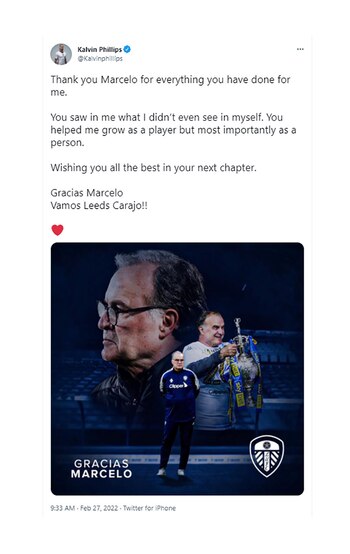 Kalvin Phillips llegó al seleccionado