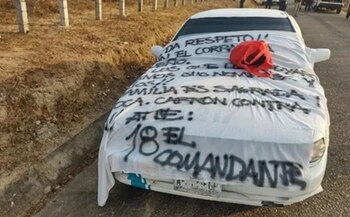 La narcomanta fue firmada por